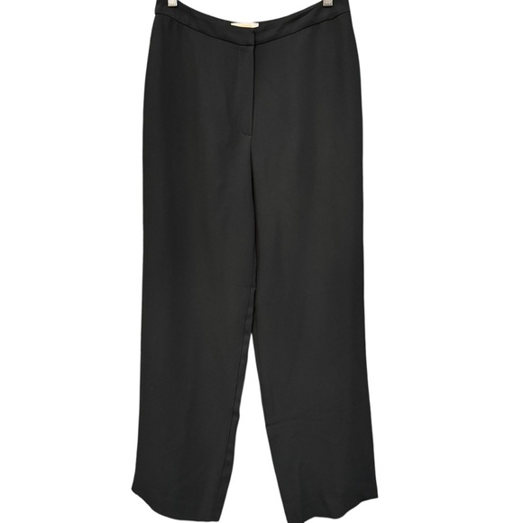 Talbots Pants - Talbots Petites Wide-Leg Dress Pants Black Lined 10P Rayon Blend 28”